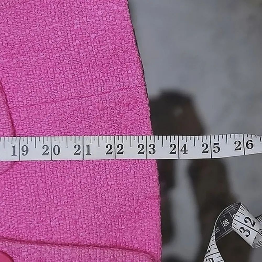 Vtg Y2K Planet fuschia bouclé wide collar blazer jacket - Picture 11 of 16